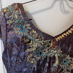 Vintage embroidered tunic dress